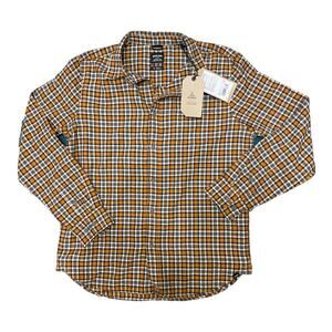 Prana Men's Los Feliz Long Sleeved Flannel Shirt NEW Size Small Standard Fit